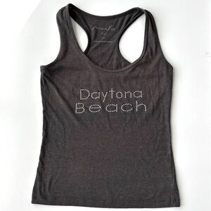Miami Style Daytona Beach Gray Tank Top
